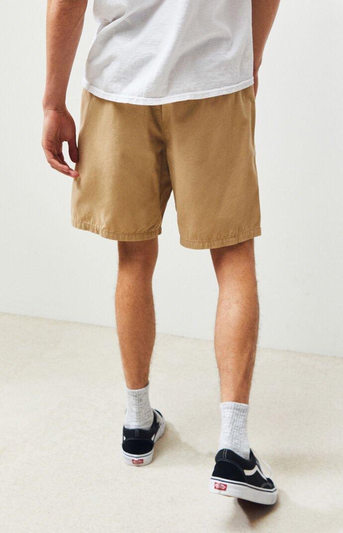PacSun Cotton Twill Khaki Drawstring 