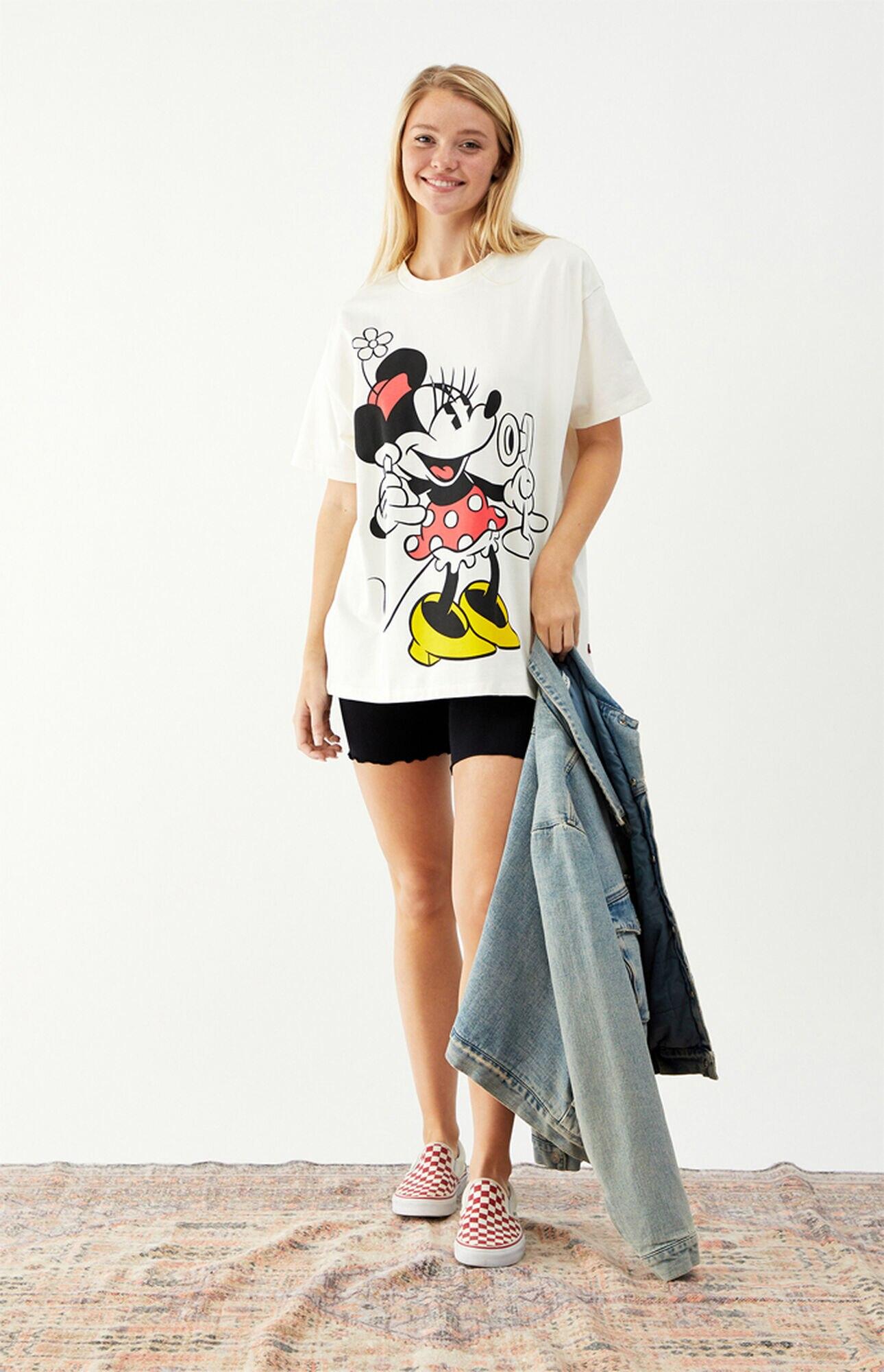 Levi's X Disney Minnie Mouse T-shirt in White | Lyst