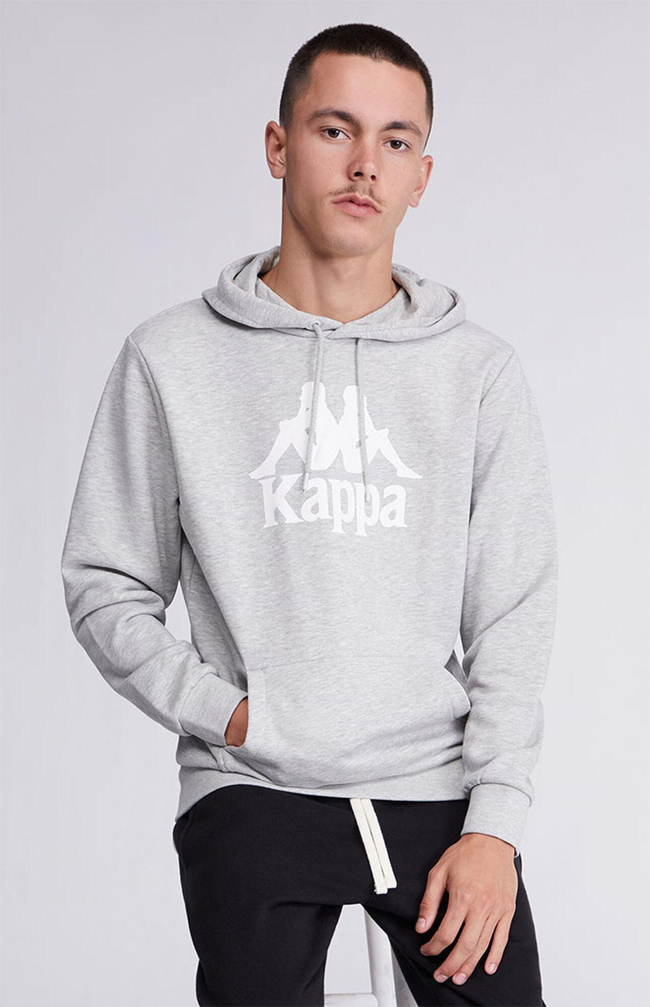 Kappa Authentic Malmo Hoodie in Gray for Men | Lyst
