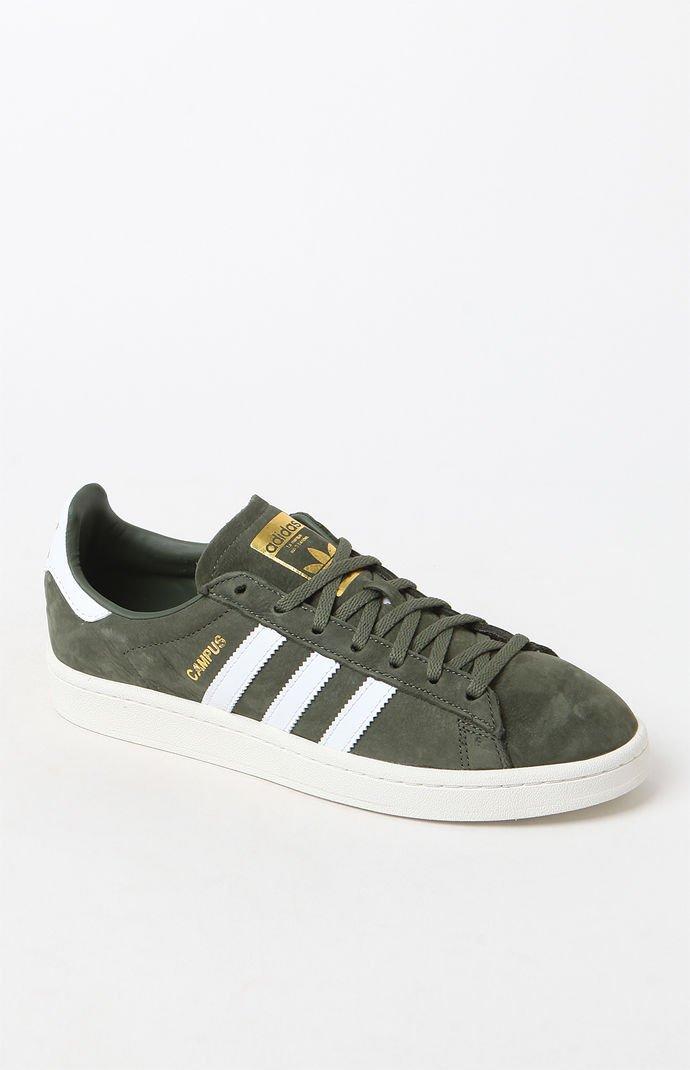 Mount Vesuvius Gaseous soil adidas Women's Olive Campus Sneakers in Green | Lyst