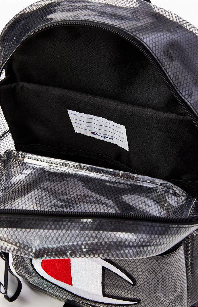 champion clear bookbag