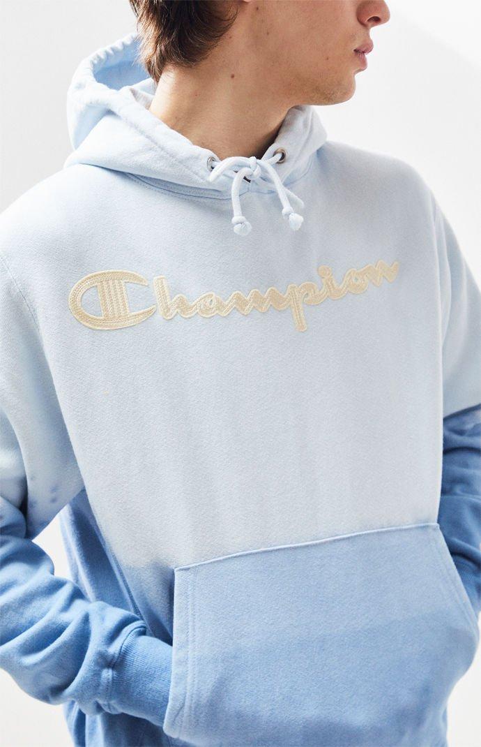 dip dye champion hoodie