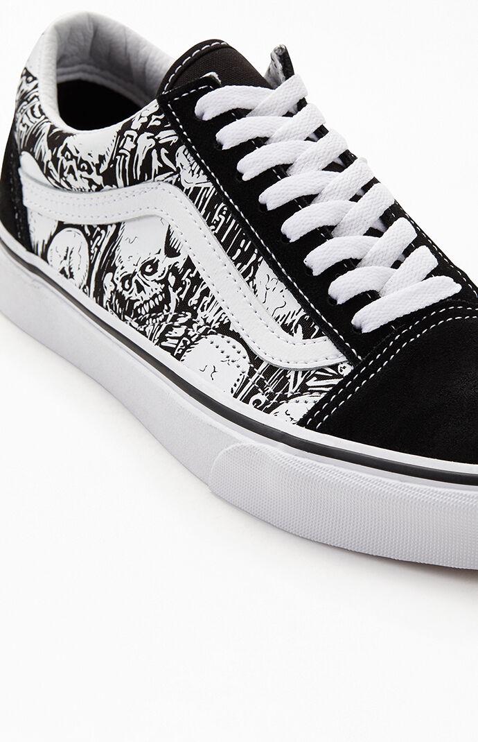 forgotten bones slip on vans