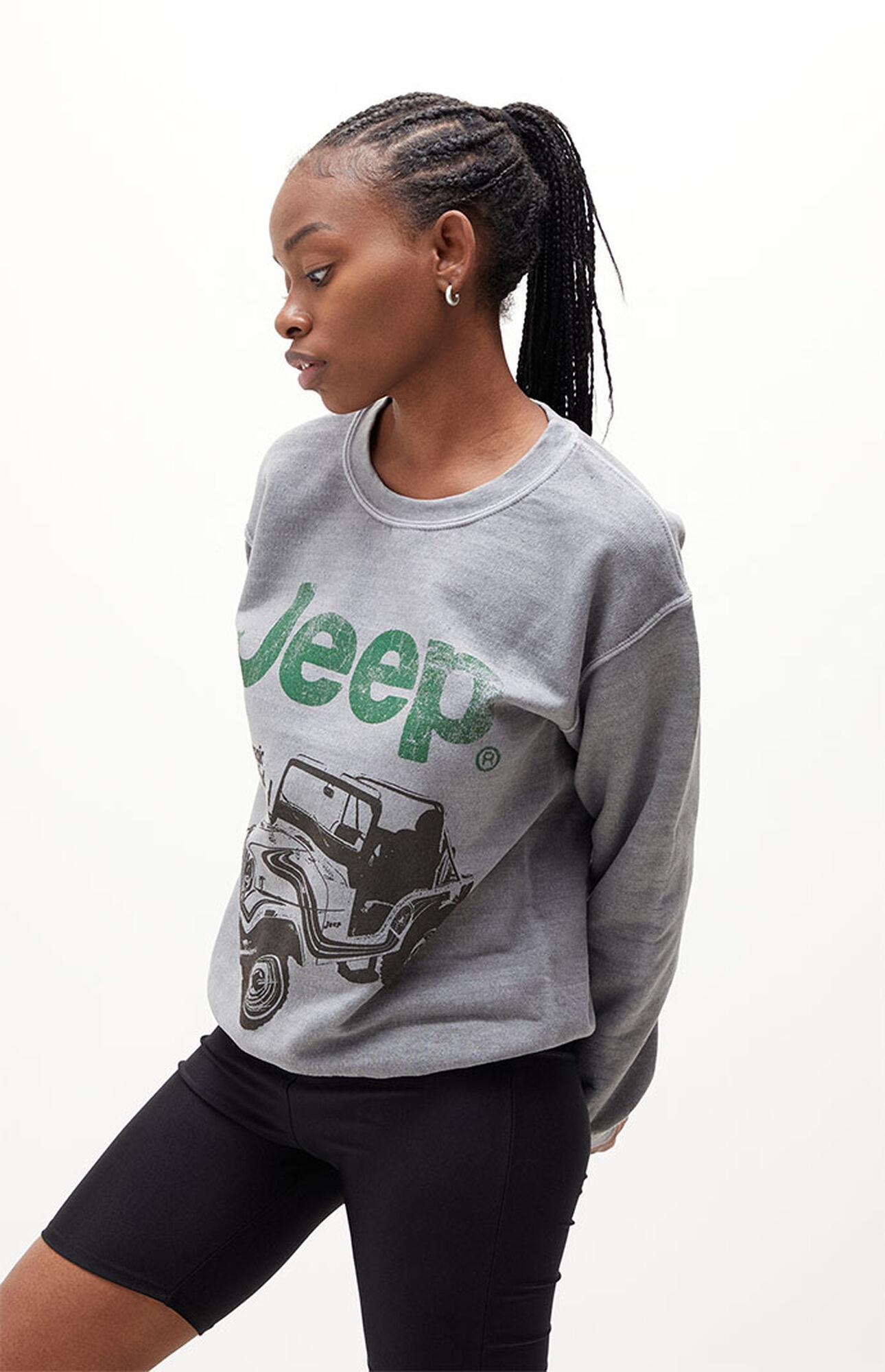 Jeep Pullover Crew Neck Sweatshirt 