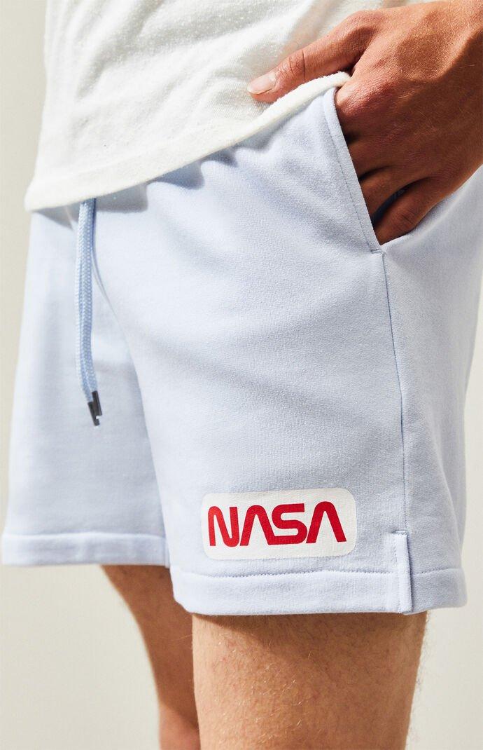 PacSun Fleece Nasa Sweat Shorts in Blue for Men - Lyst