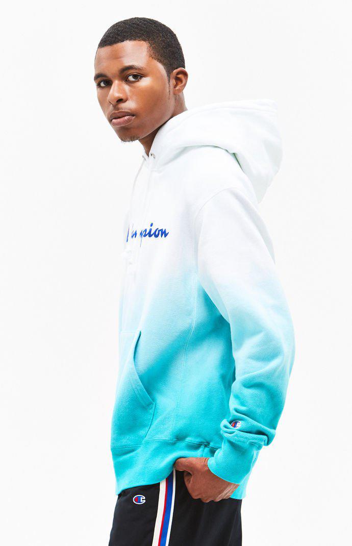 champion reverse weave dip dye hoodie