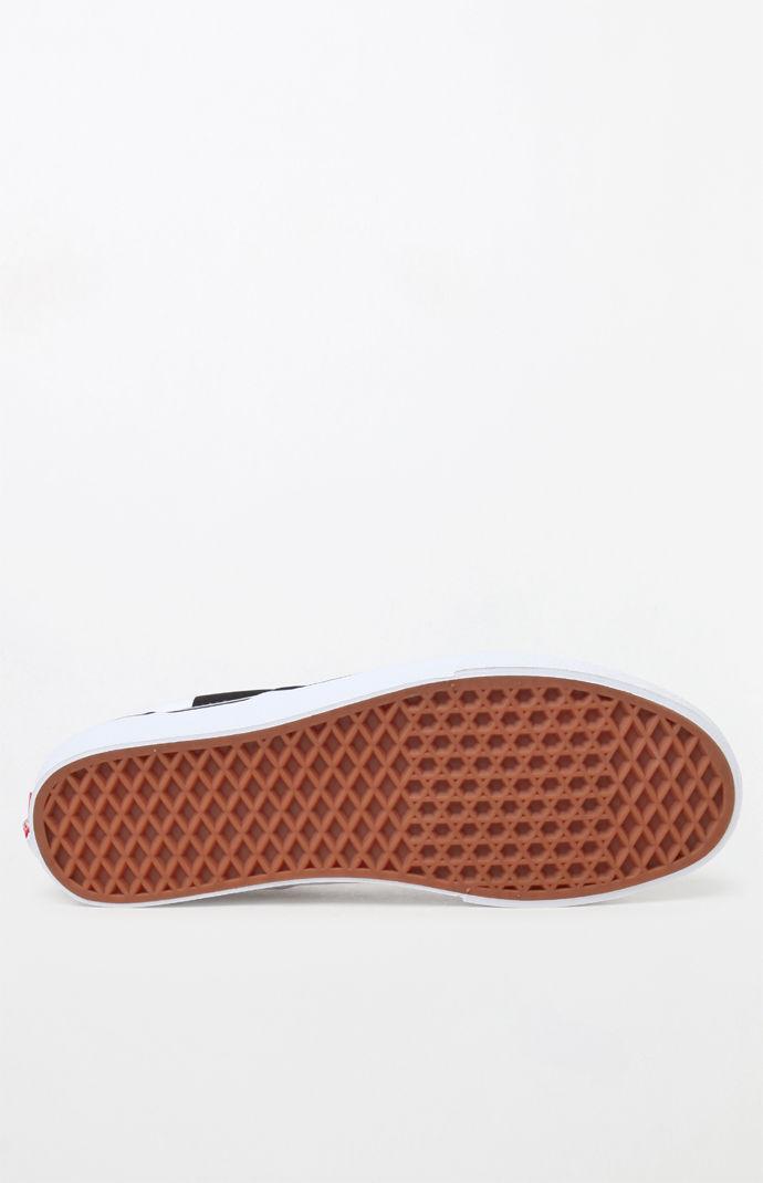 Vans Rubber Mega Checker Slip-on Shoes in Black/White (White) for Men | Lyst