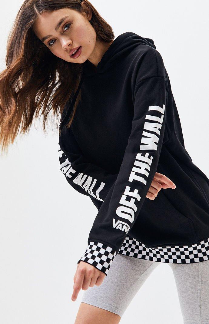 vans black pullover hoodie