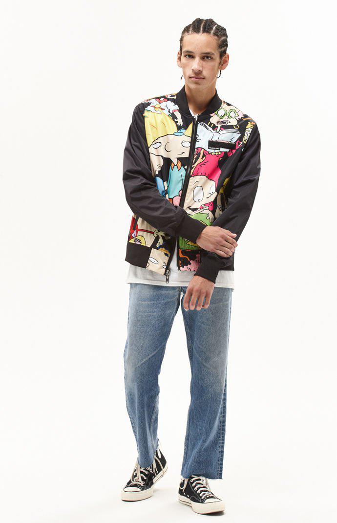 nickelodeon reversible bomber jacket