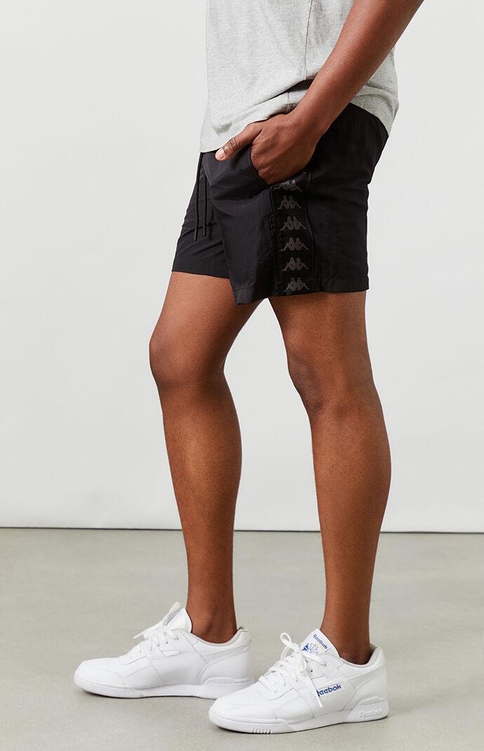 Kappa Banda Coney Nylon Active Shorts in Black for Men | Lyst