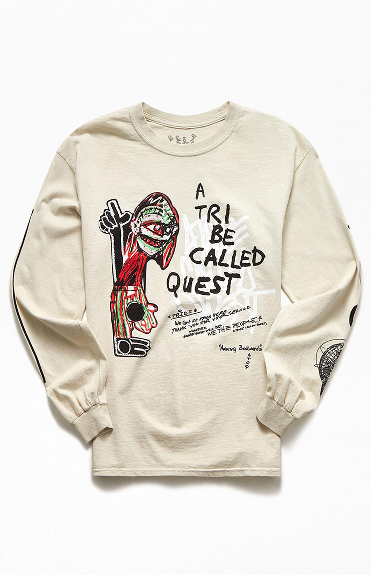 PacSun A Tribe Called Quest Long Sleeve T-shirt in Natural for Men | Lyst