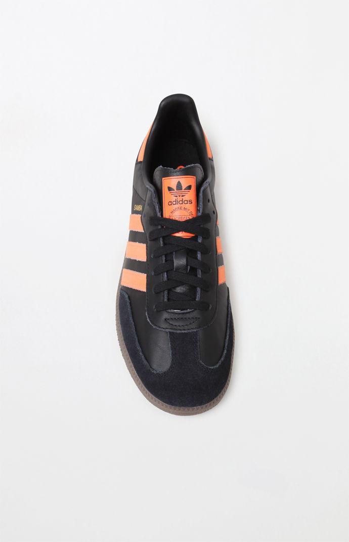 adidas Rubber Samba Og Black & Orange Shoes for Men - Lyst