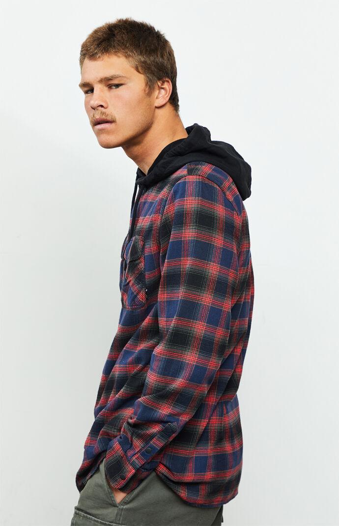 vans hooded flannel