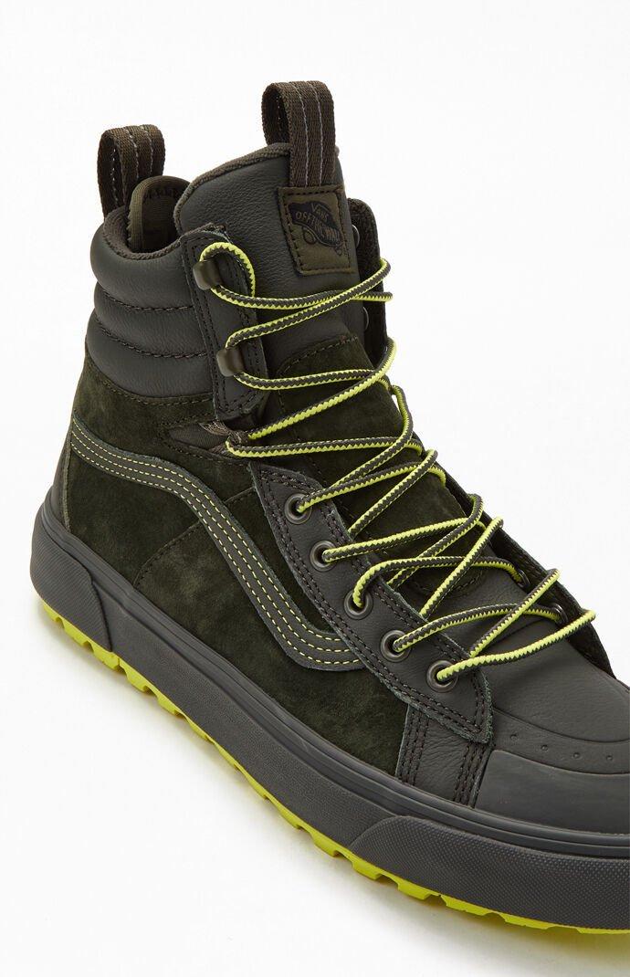 Vans Leather Olive Ua Sk8-hi Mte 2.0 Dx Boots in Green for Men | Lyst