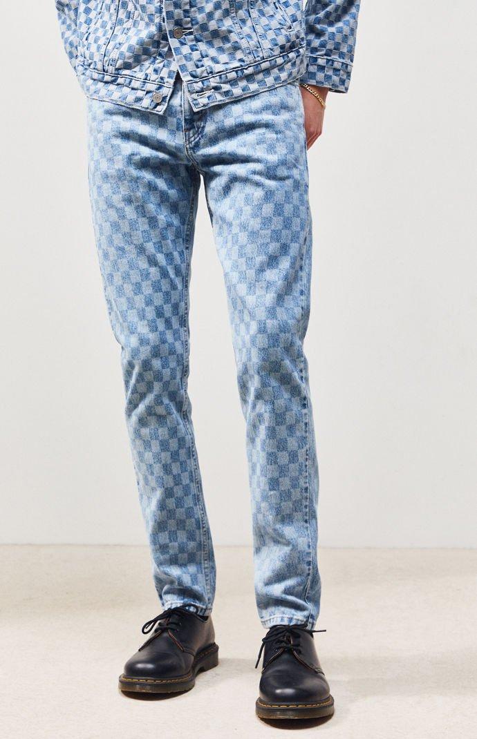 levis checkered jeans