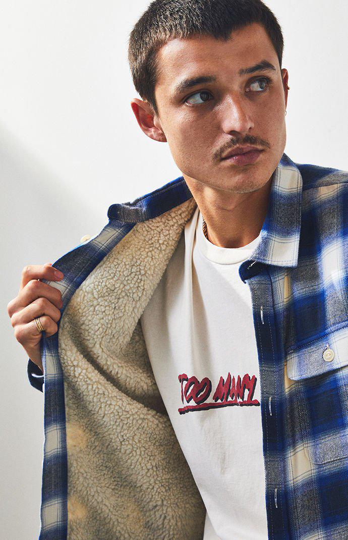 Vans Loomis Sherpa Plaid Flannel Shirt 