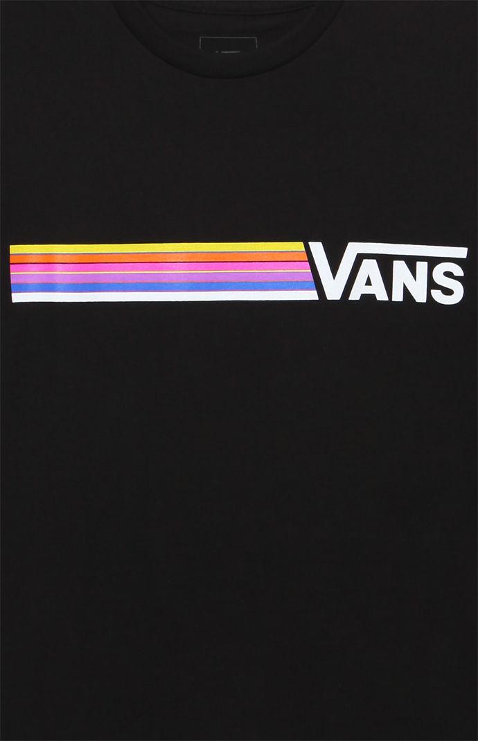 vans drop v rainbow t-shirt