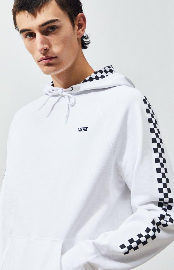 Vans Fleece Versa Pullover Hoodie in White for Men - Lyst