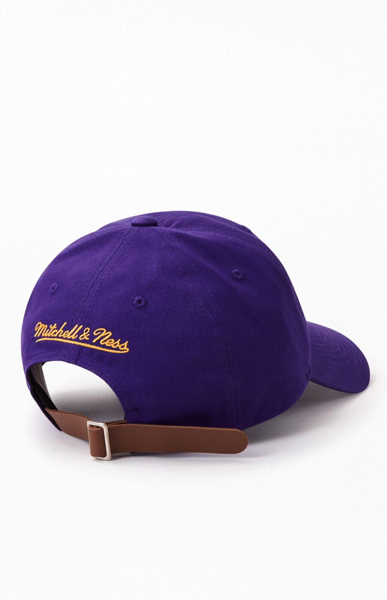 Mitchell & Ness Lakers Swish Strapback Hat in Purple for Men | Lyst