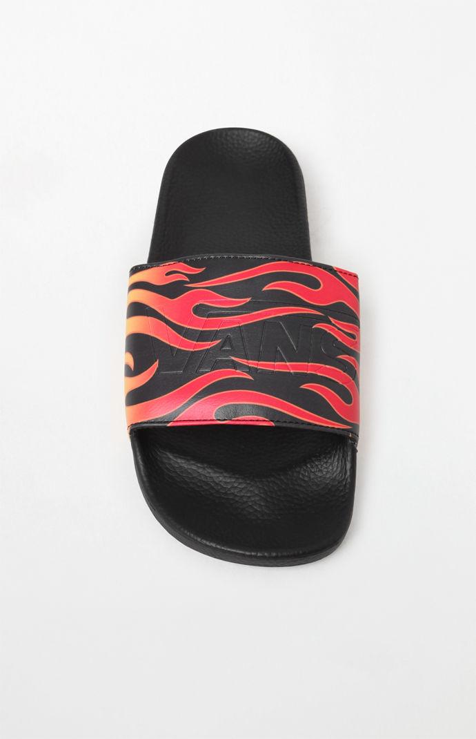 vans flame slides