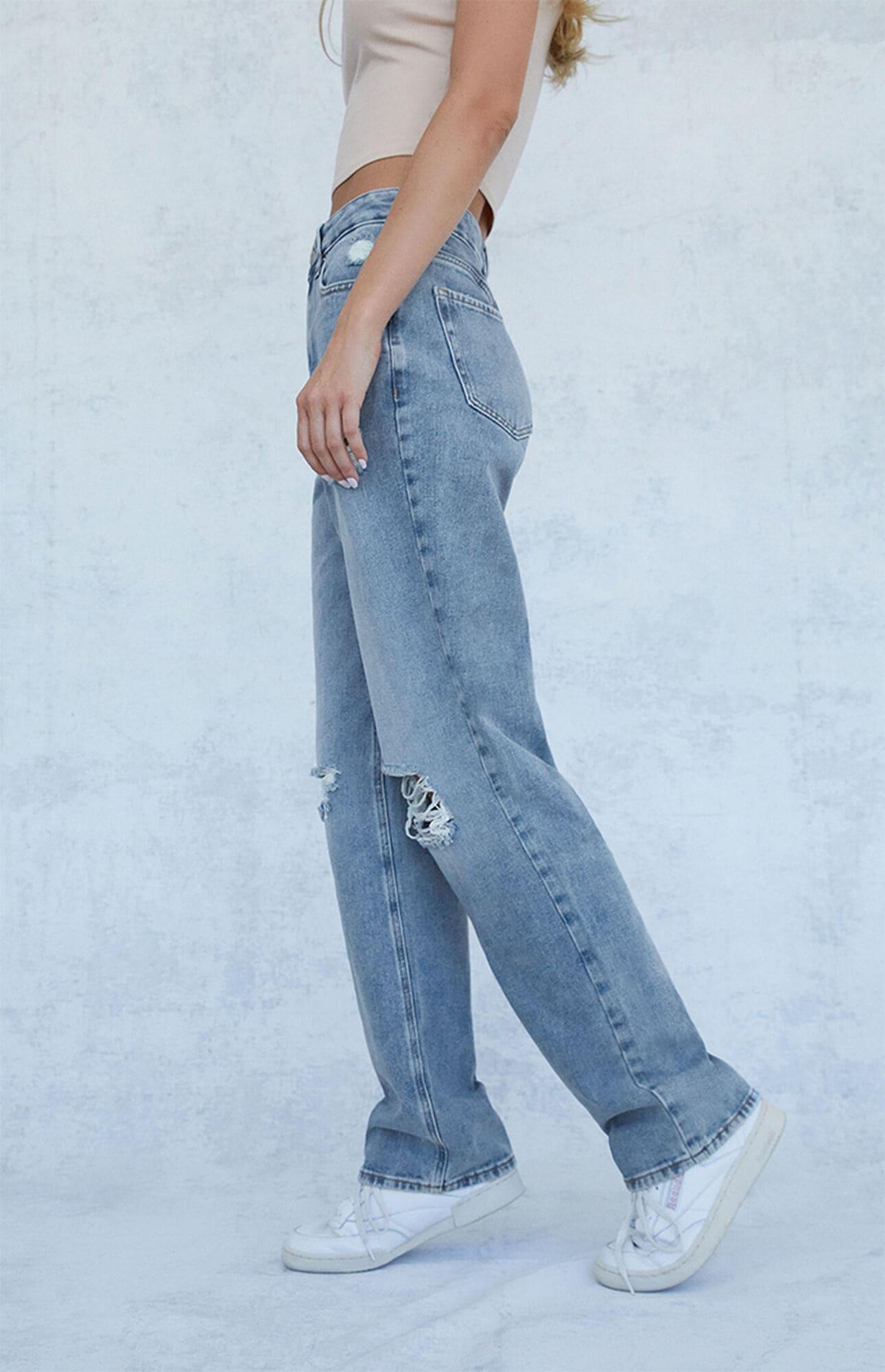 light boyfriend jeans