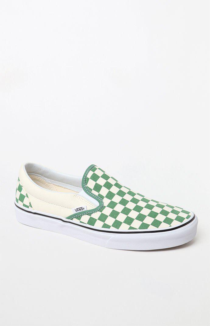 Vans Classic Slip-on Deep Grass Green Shoes for Men | Lyst