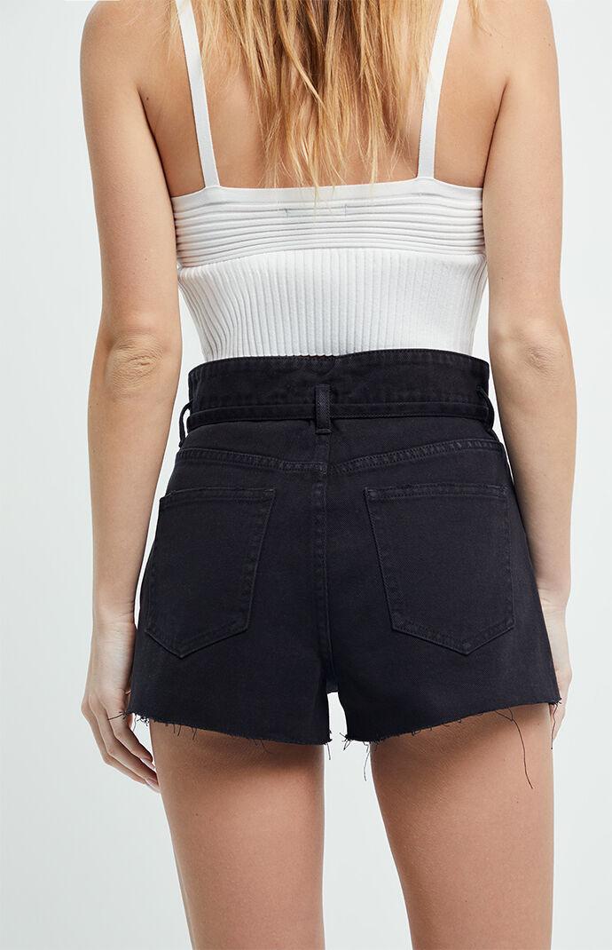 pacsun black mom shorts