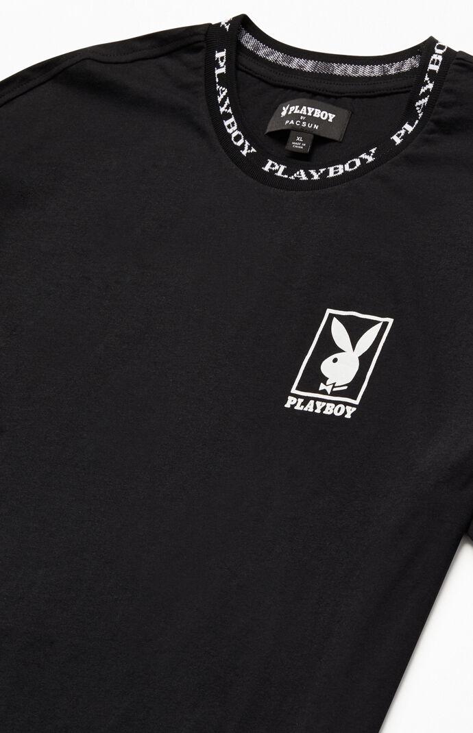 PacSun X Playboy Collar Logo T-shirt in Black for Men | Lyst
