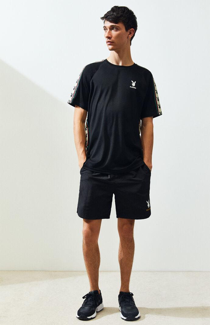 playboy logo tape t shirt