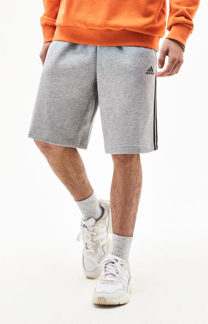 adidas grey sweat shorts