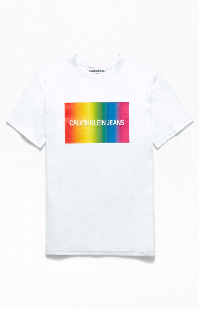Calvin klein pride t shirt Clearance