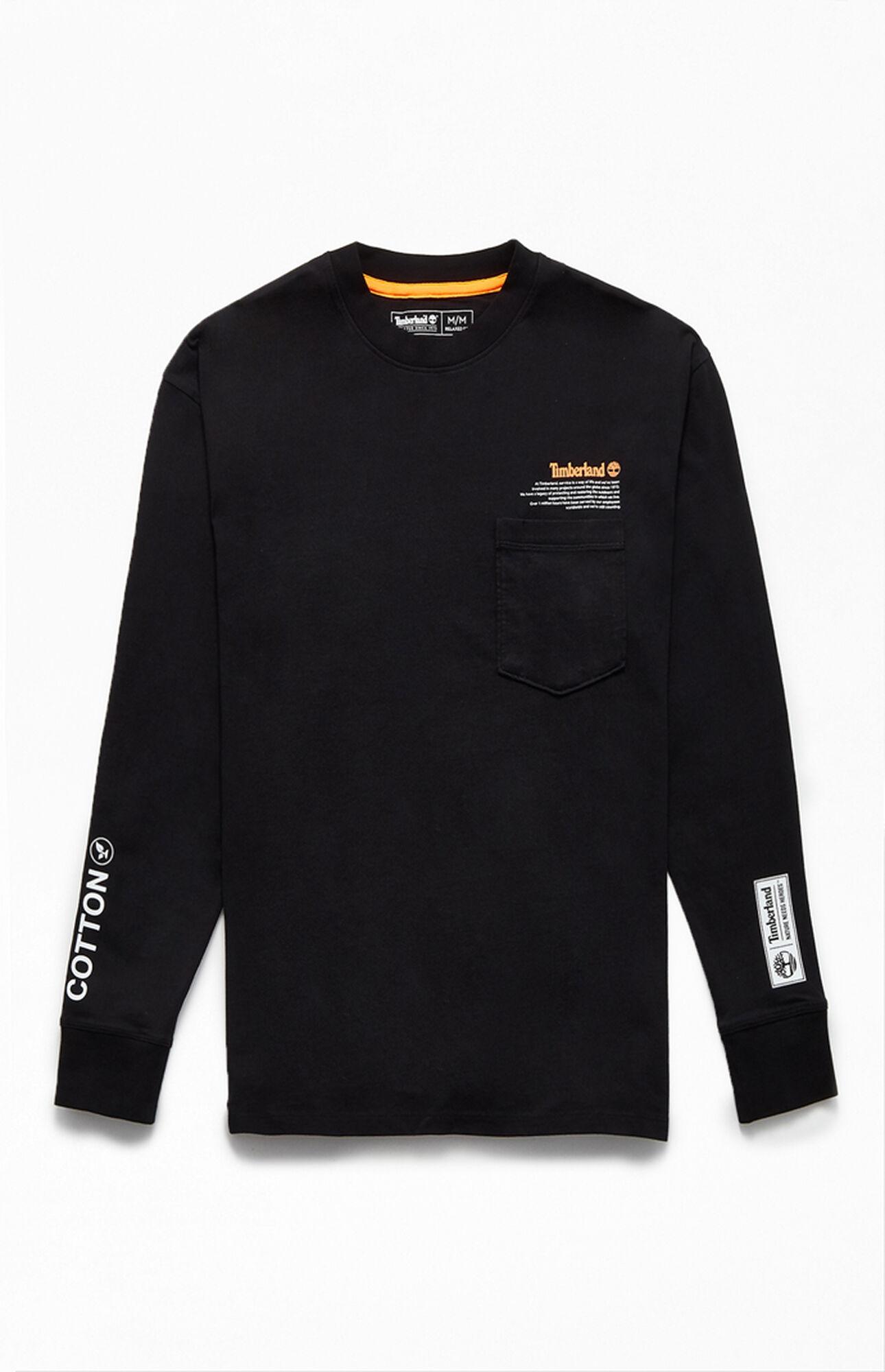 black timberland long sleeve