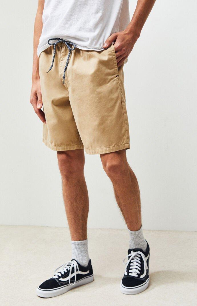 PacSun Cotton Twill Khaki Drawstring 