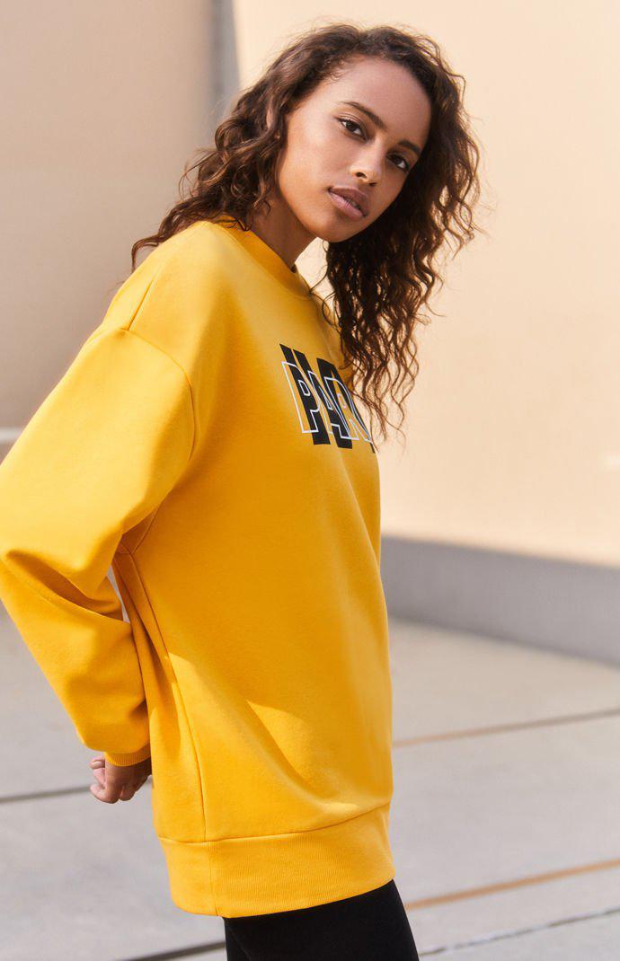 Ivy park mustard hoodie best sale