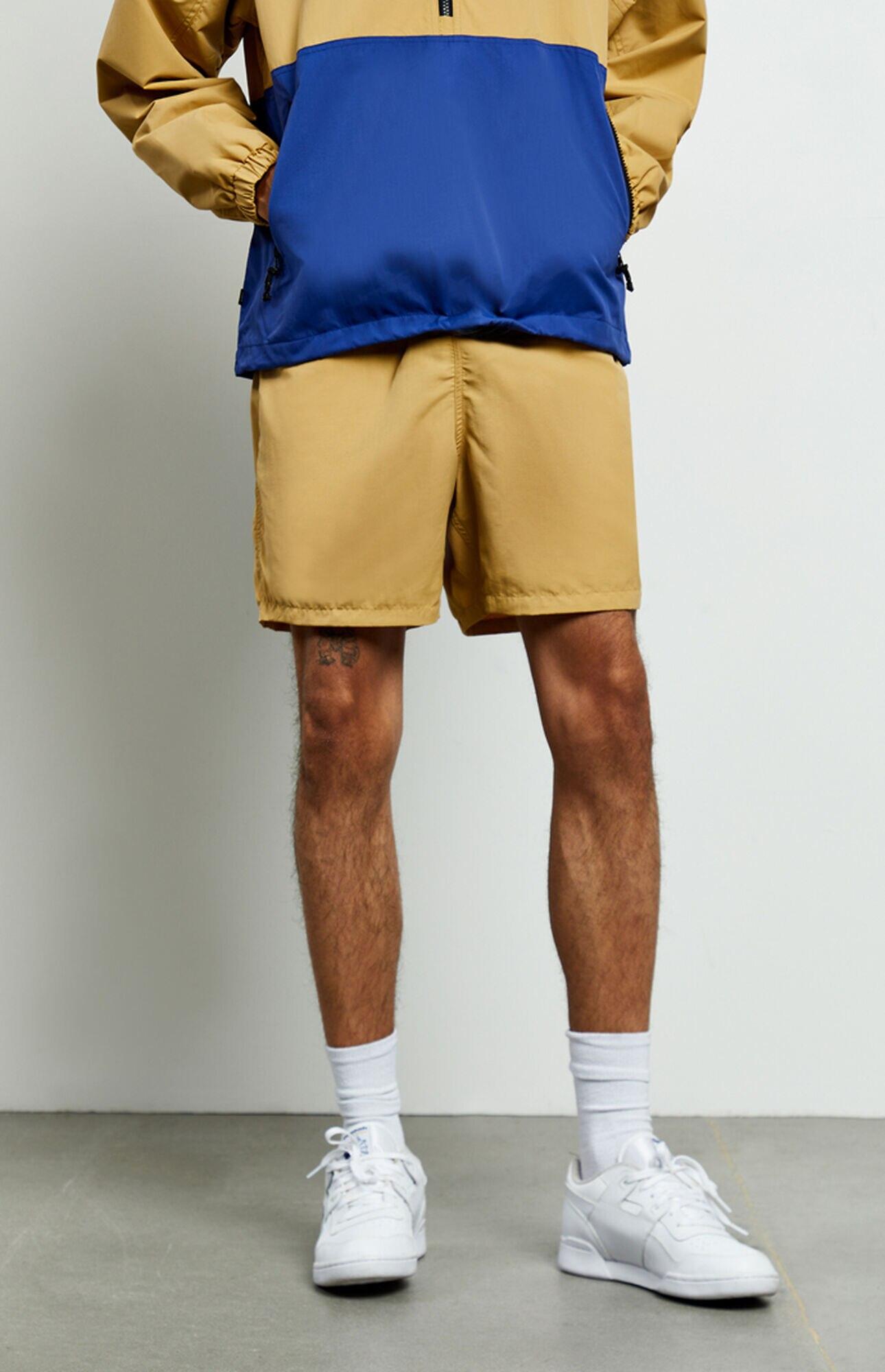 Obey Synthetic Easy Nylon Shorts in Brown for Men Lyst