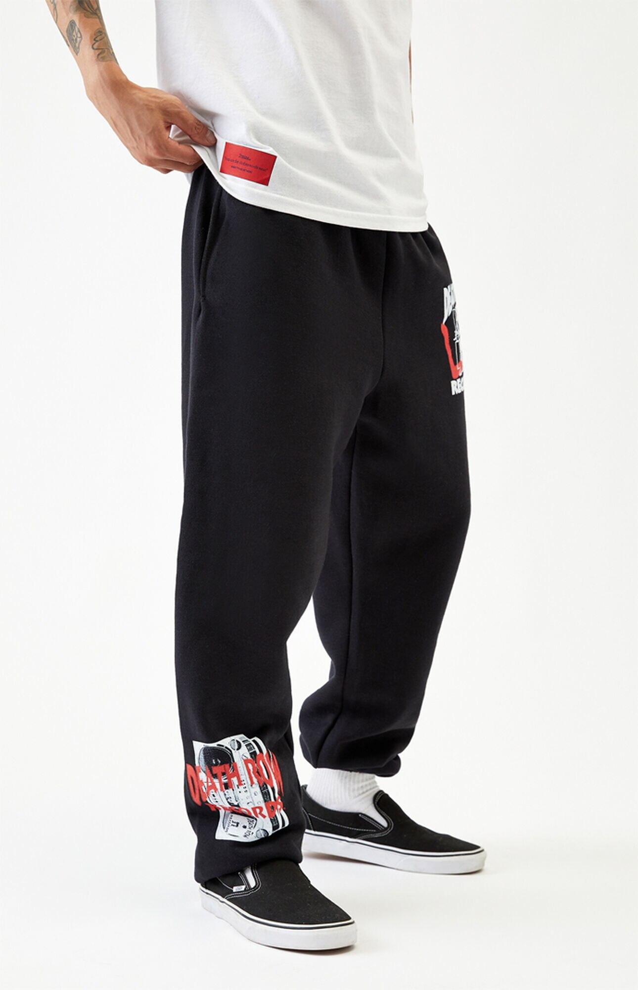 PacSun Fleece Death Row Sweatpants in 