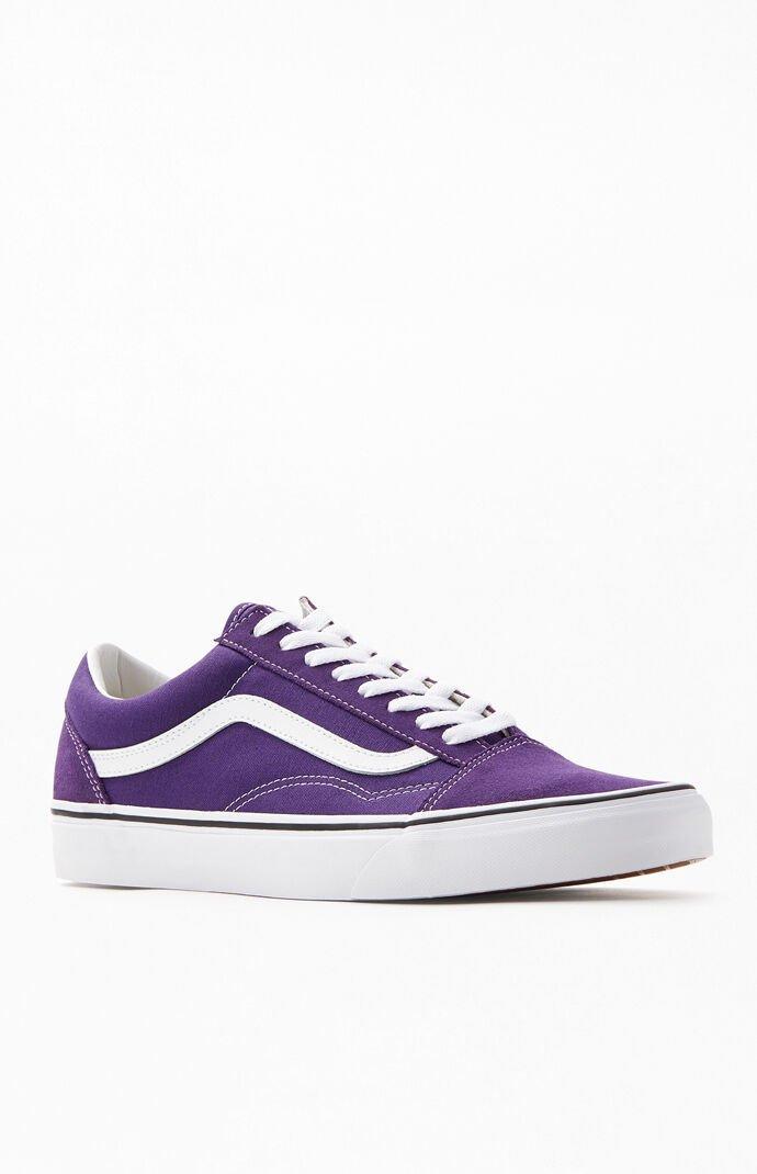 purple vans tennis shoes