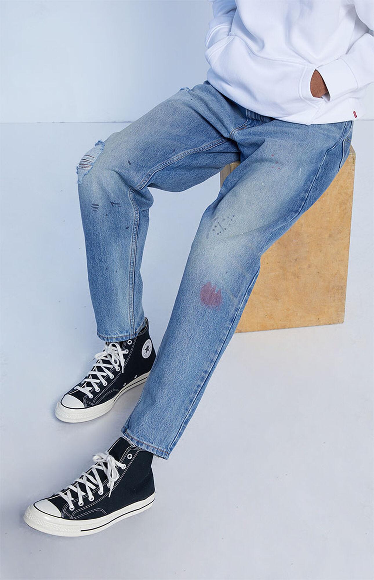 Levi's 550 '92 Medium Blue Relaxed Jeans for Men | Lyst