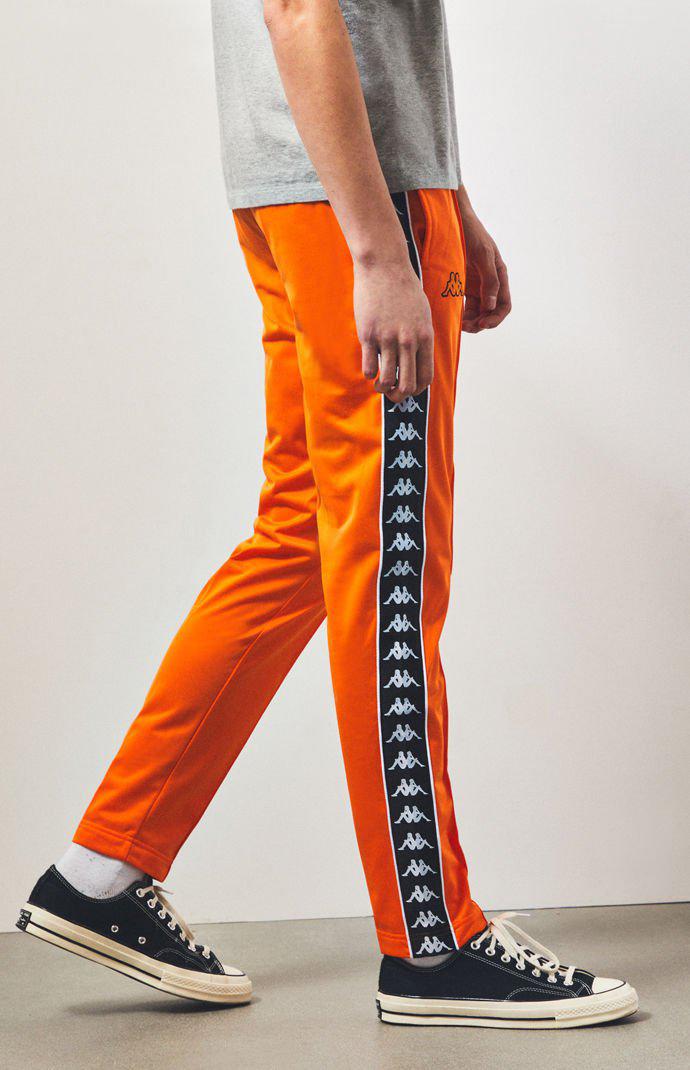 Kappa Synthetic Banda Astoria Slim Track Pant in Orange Orange (Orange) for  Men | Lyst