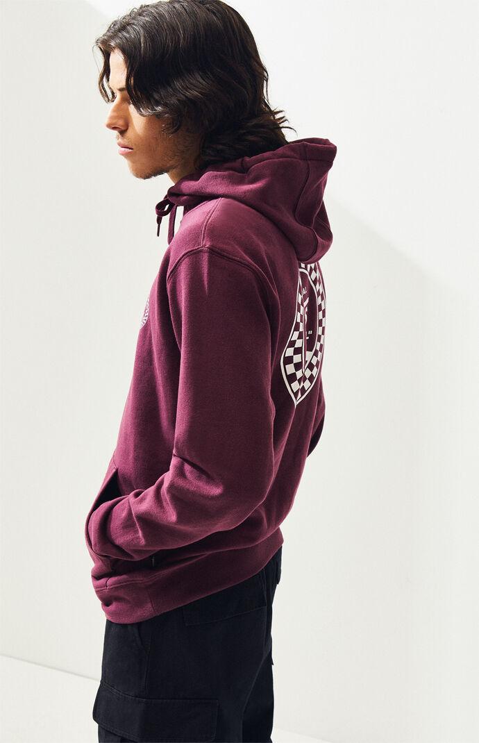 vans checkered pullover hoodie