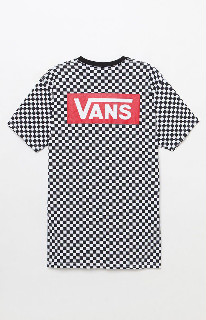 Vans Checker Print White \u0026 Black Pocket 