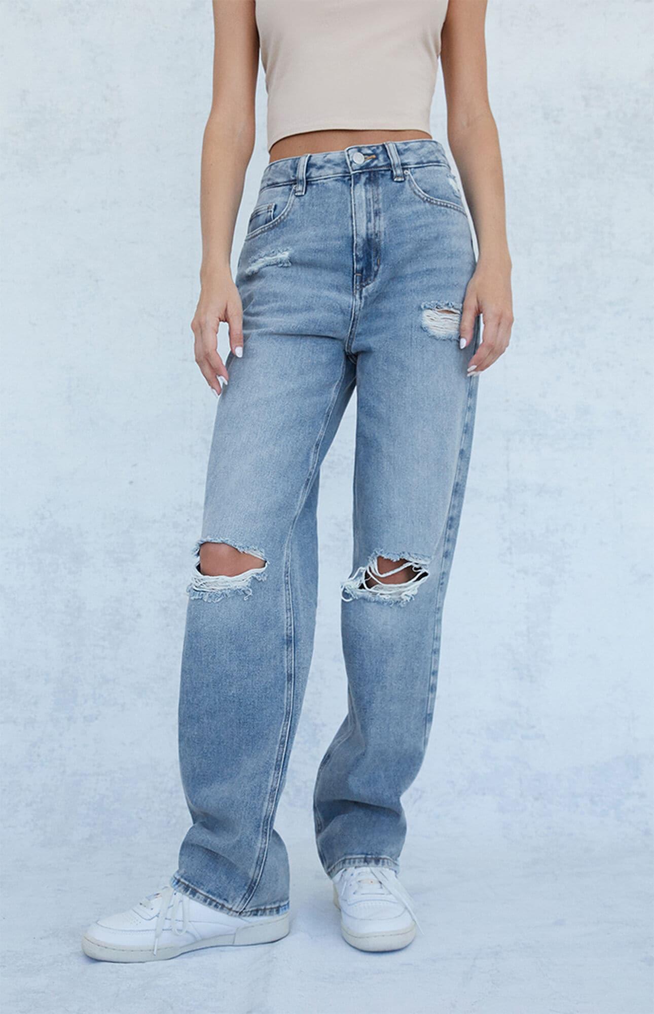 ripped 90s jeans