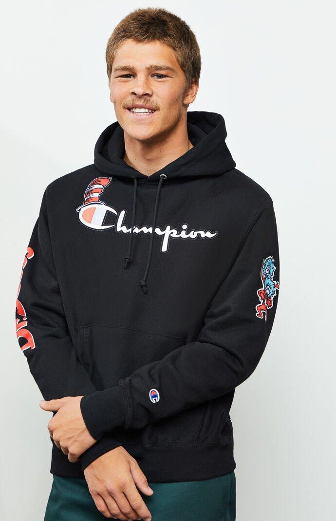 Champion cat in the hat hoodie Clearance