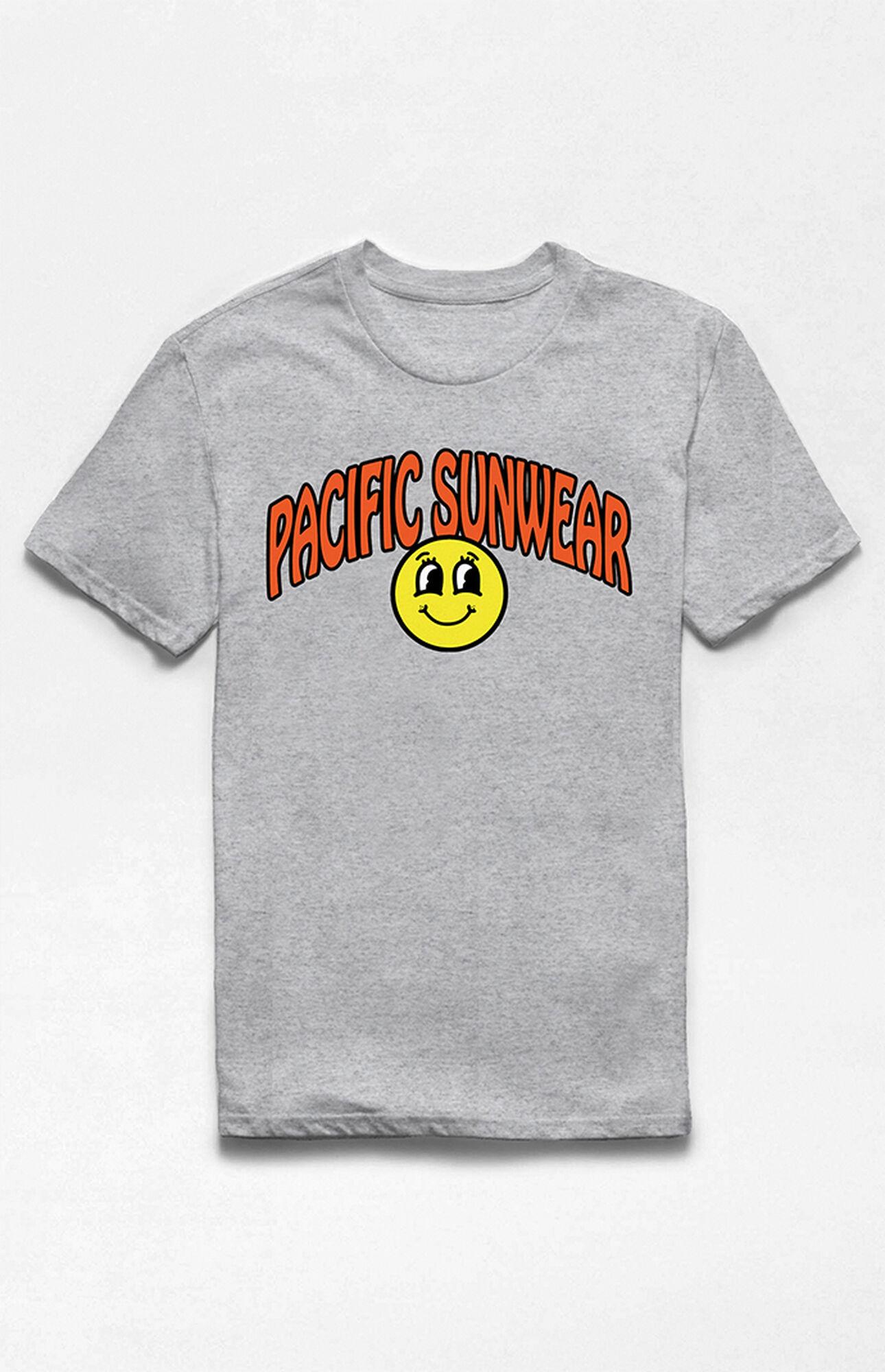 PacSun Pacific Sunwear Sport T-shirt in Gray for Men | Lyst