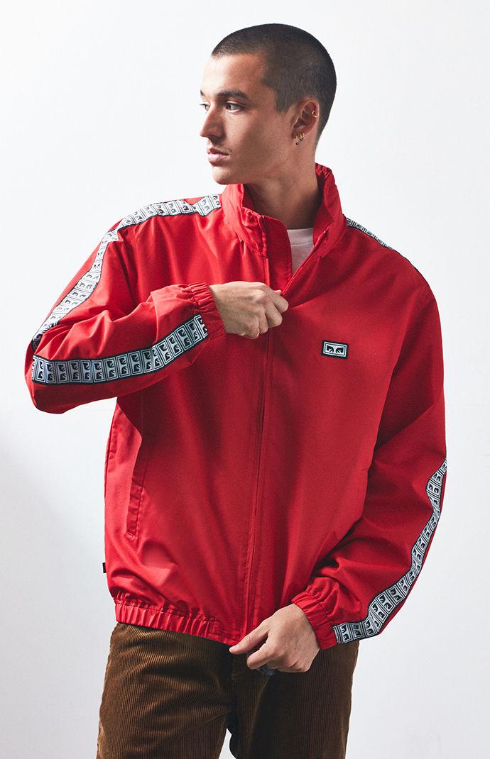 red obey jacket
