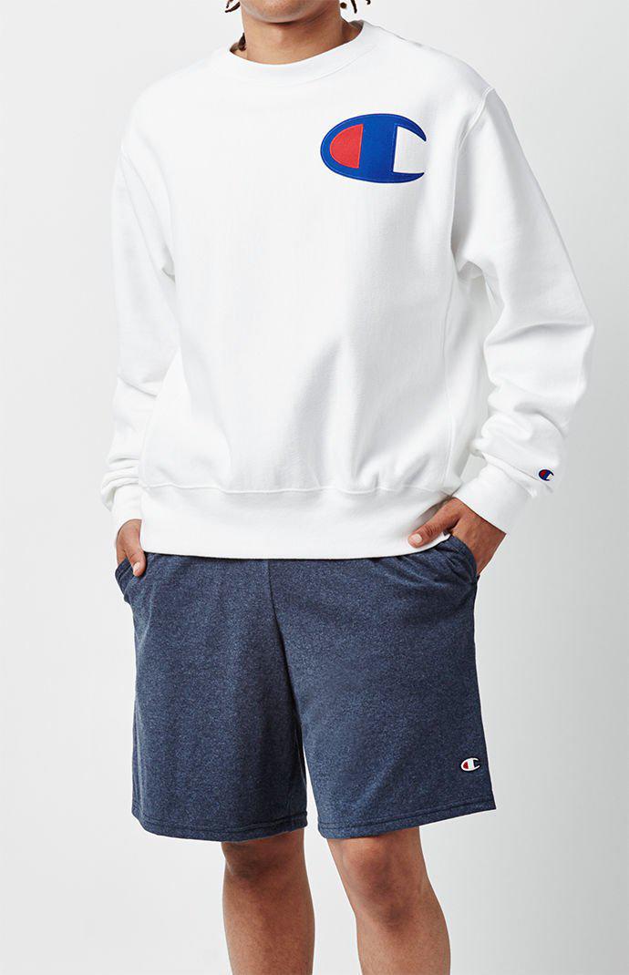 champion jersey drawstring active shorts