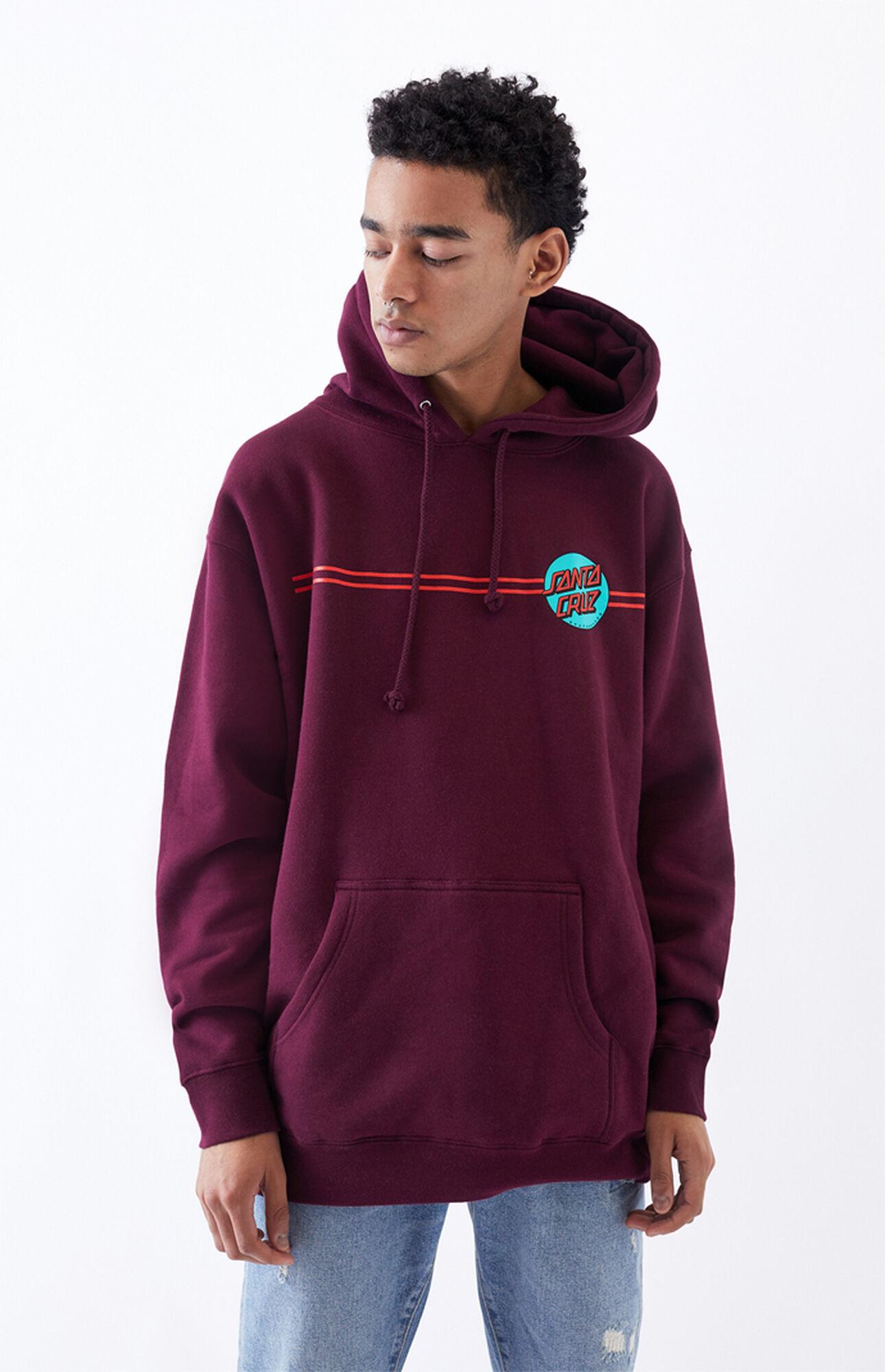 Santa Cruz Fleece Other Dot Pullover Hoodie  in Red  for Men 