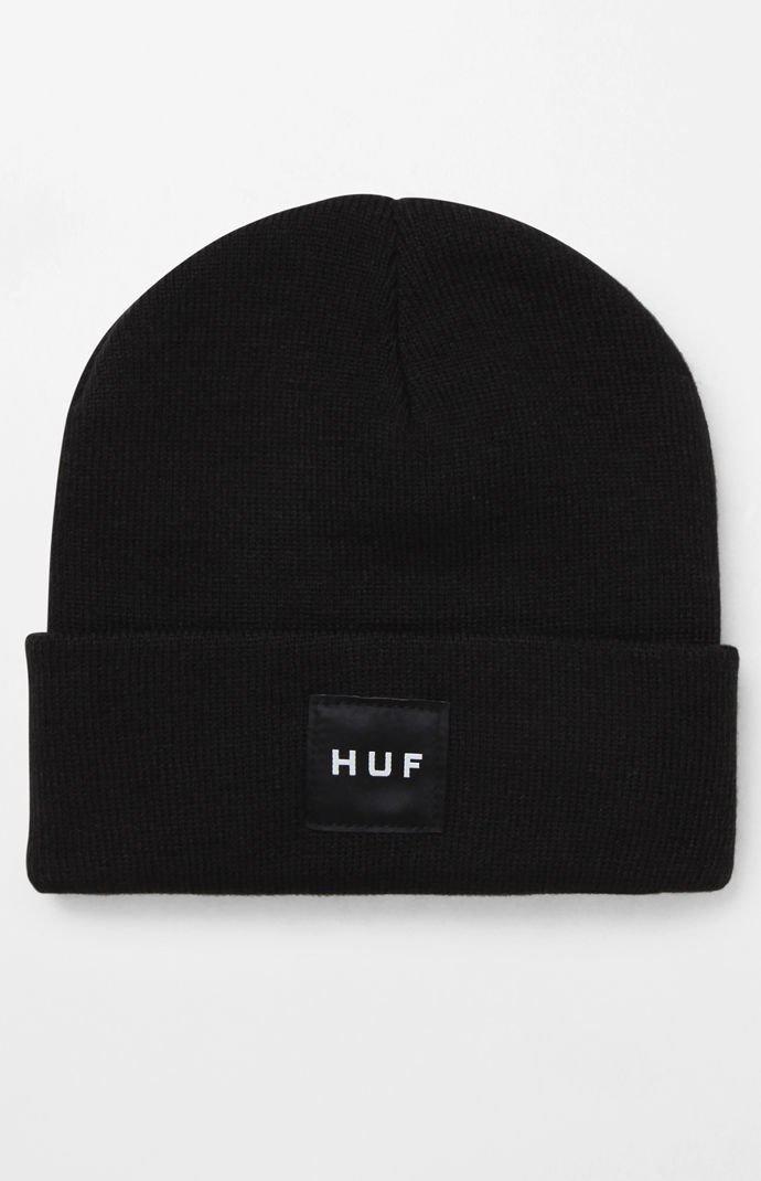 huf beanie box logo
