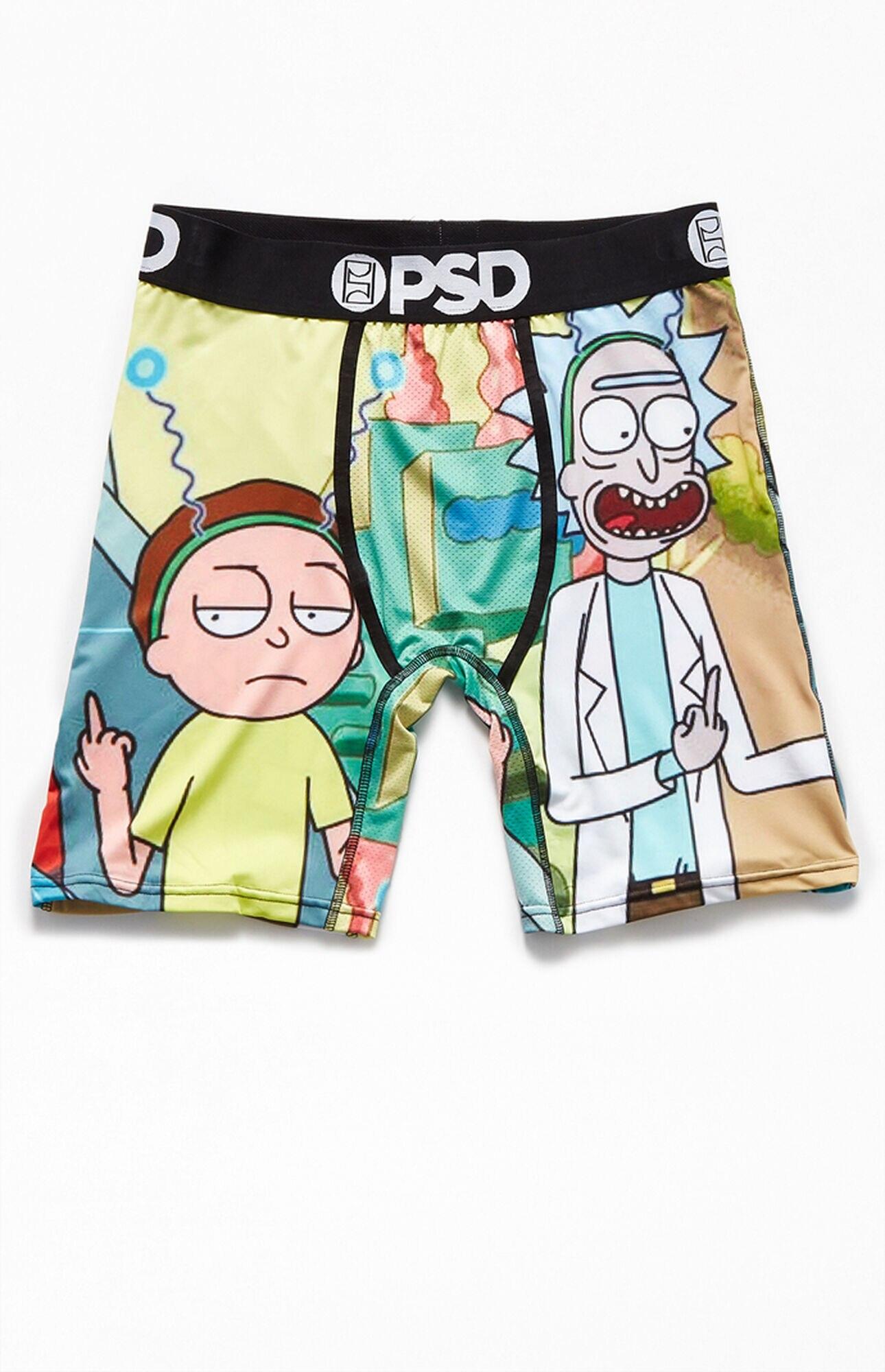 Download PSD Underwear Synthetic Rick And Morty Boxer Brief for Men ...