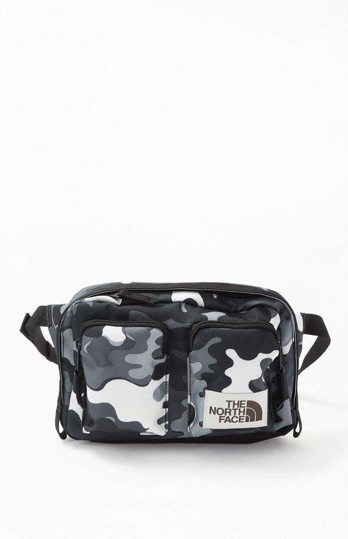 north face camo fanny pack